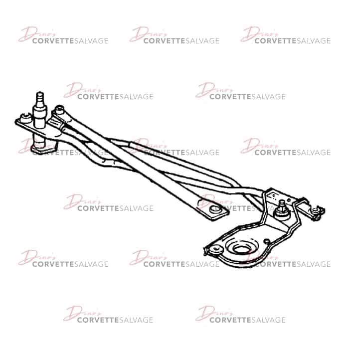 C5 Used Windshield Wiper Transmission 1997-2004