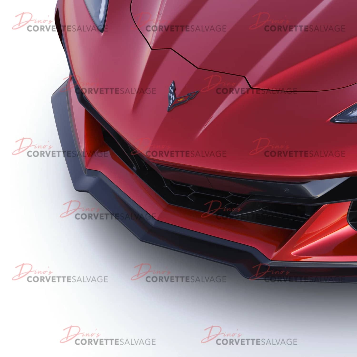 C8 Corvette New Z06, E-Ray Carbon Flash Metallic Front Splitter 2023-2025