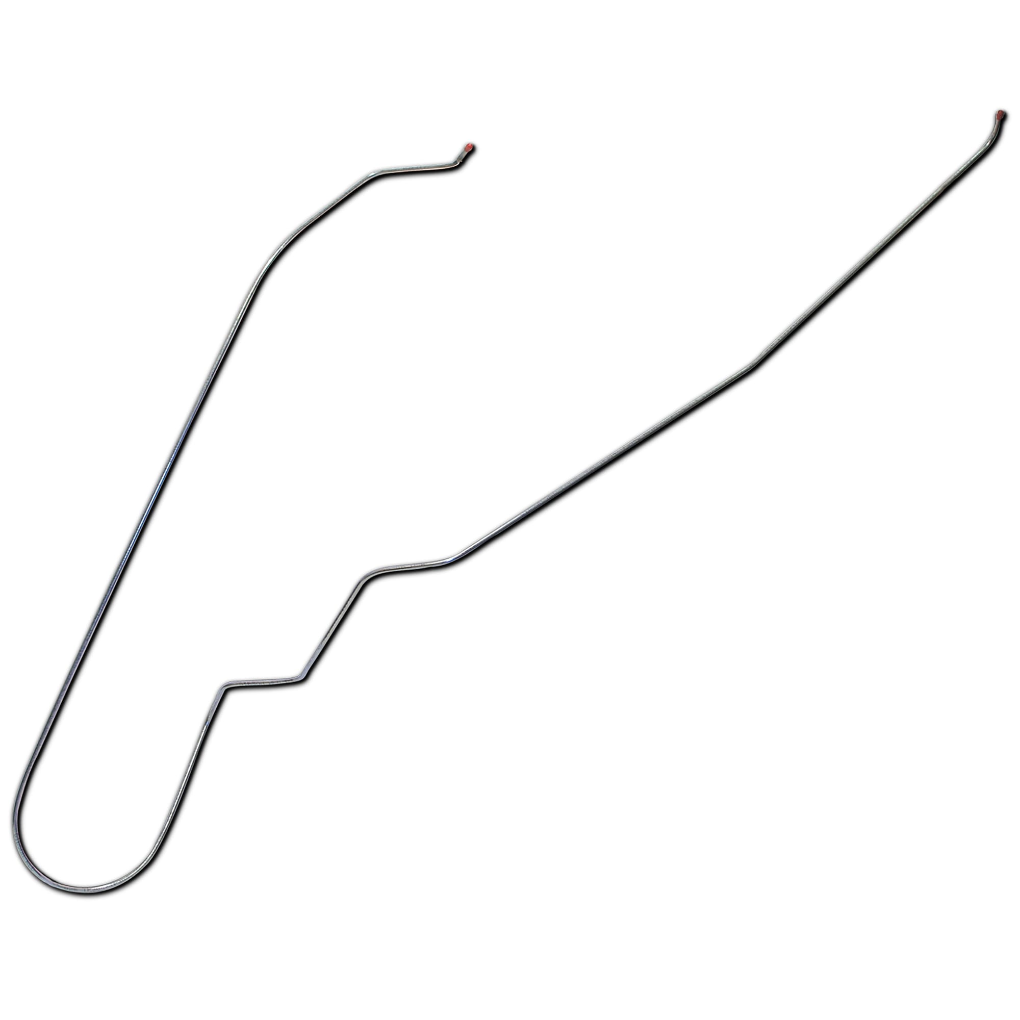 C3 New Driver-Side Vapor Line - Stainless Steel 1970-1974
