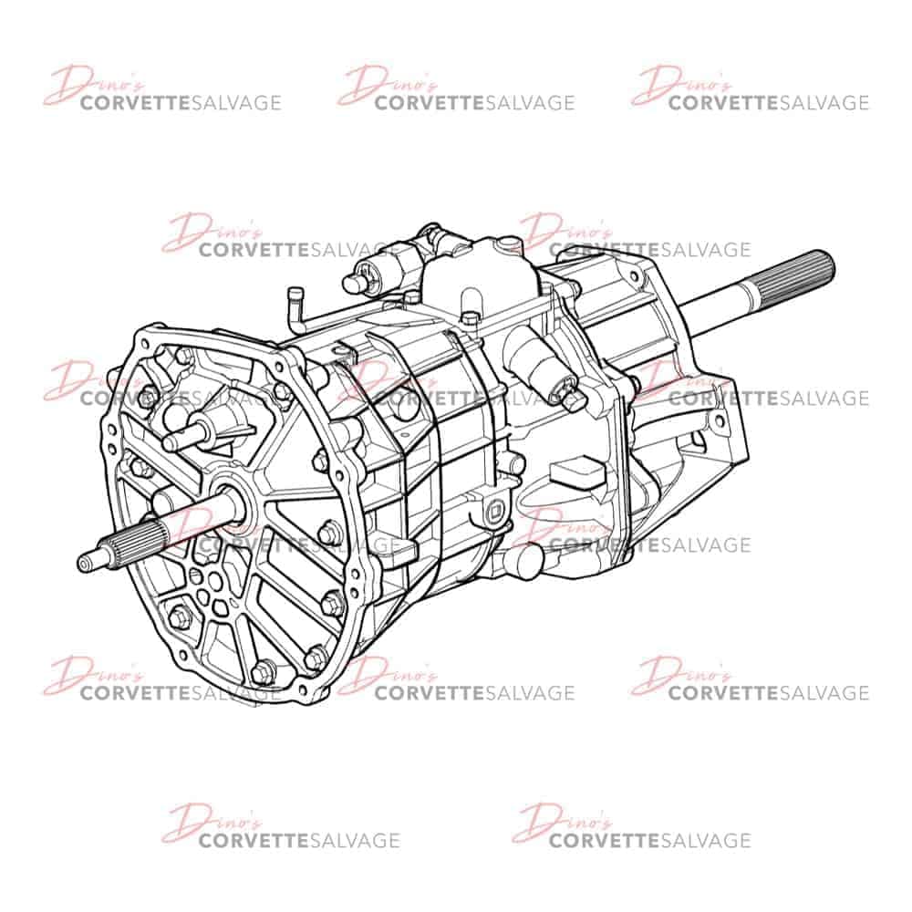 C6 Used 6-Speed Manual Transmission 2005