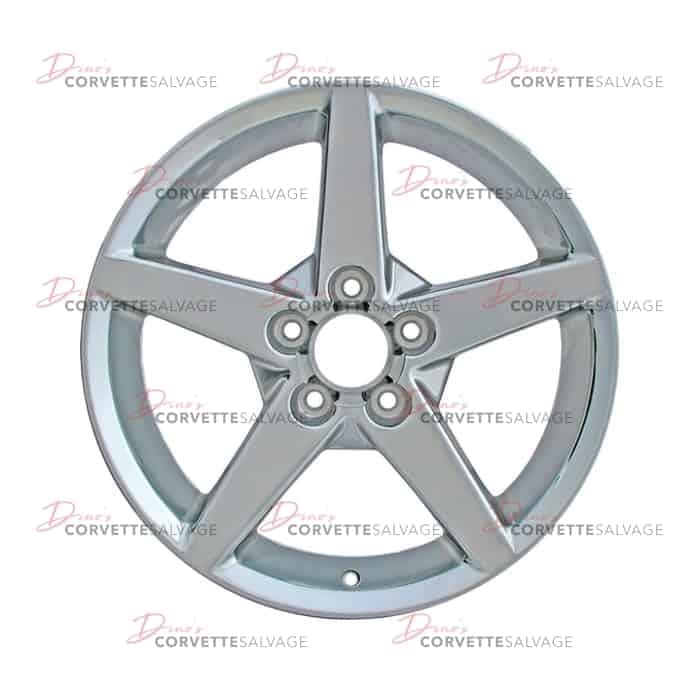 C6 Used Polished Rear Aluminum 19x10 Wheel 2005-2008