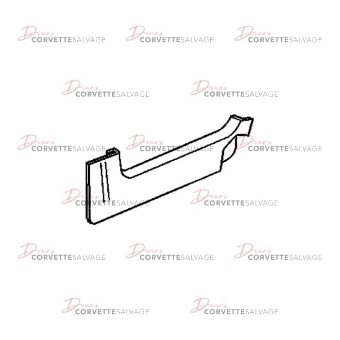 C4 Used Door Sill Trim 1994-1996