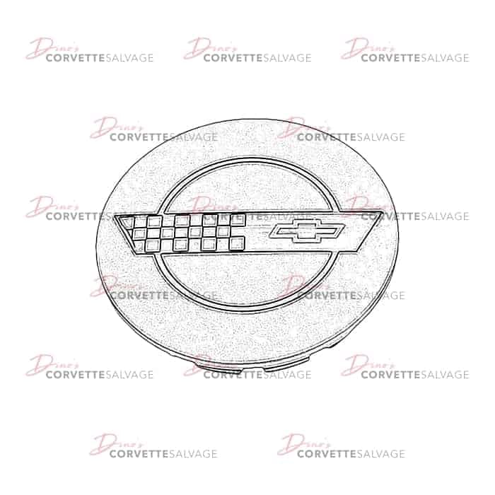 C4 Used Wheel Center Cap 1991-1995