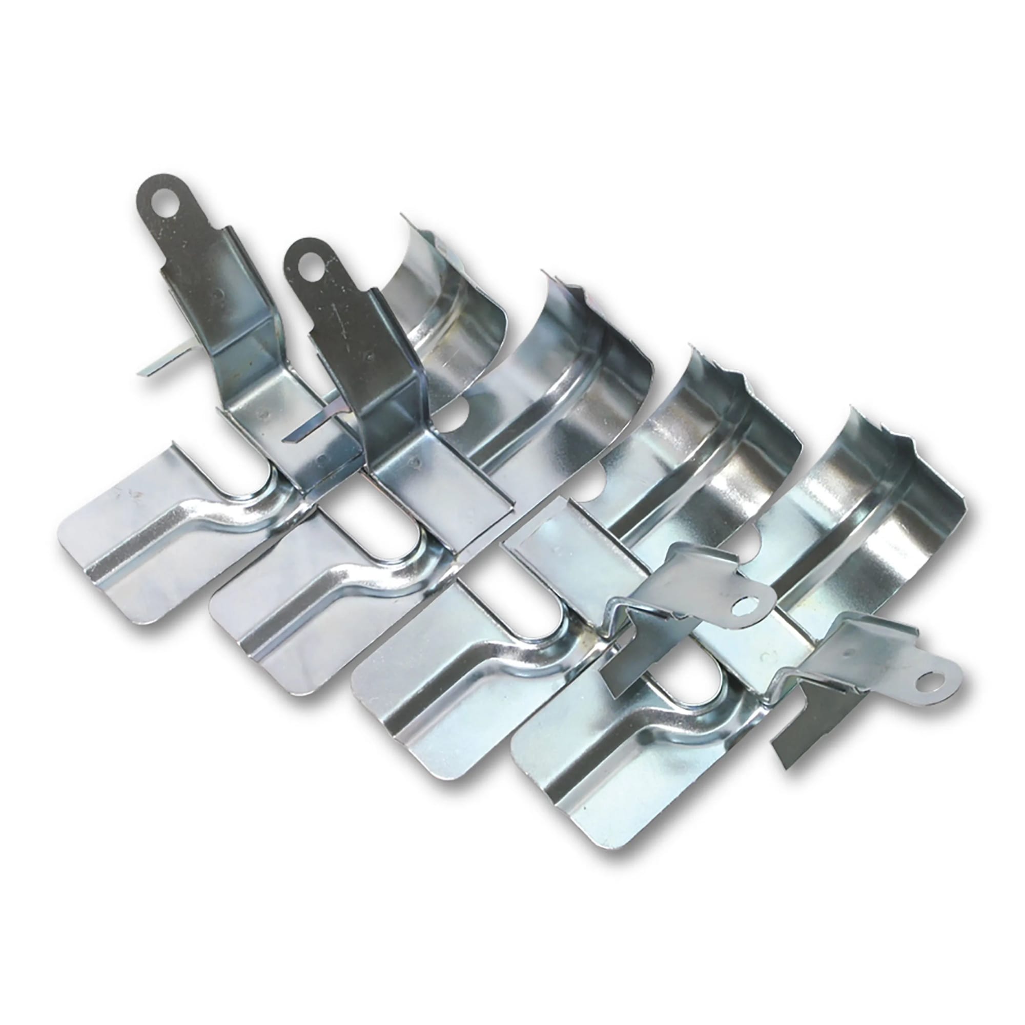 C1-C3 New Spark Plug Heat Shield Kit, Small Block 4 Piece 1957-1979
