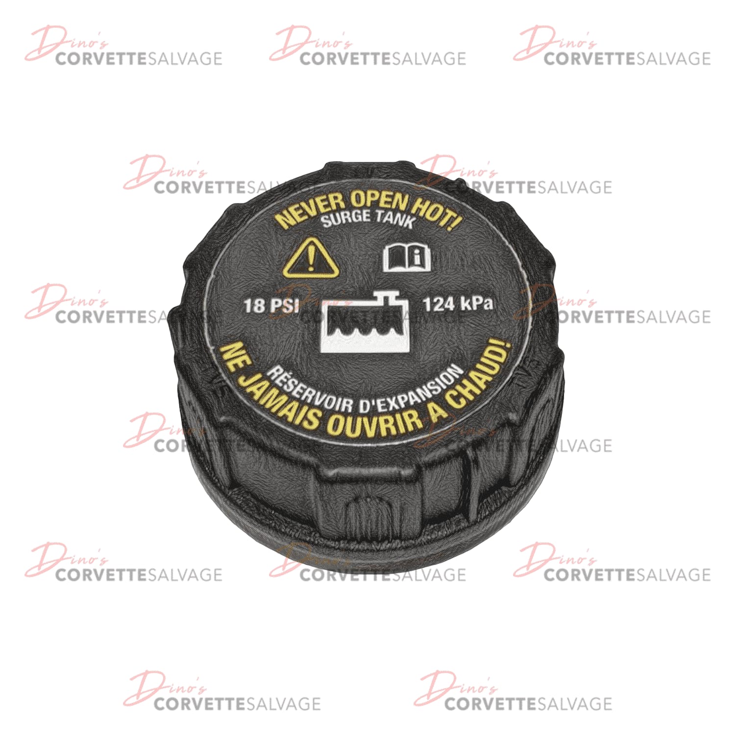 C6 Used Radiator Surge Tank Cap 2005-2010