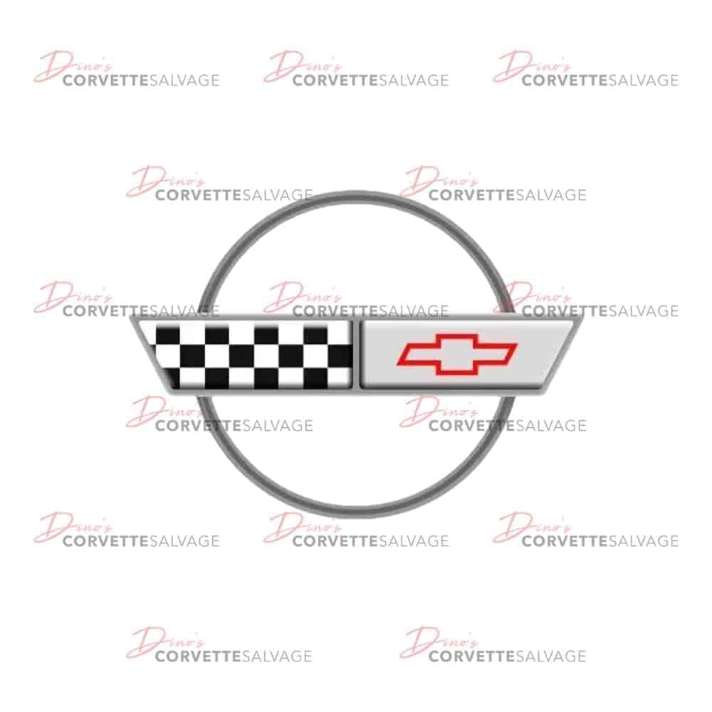C4 Used 35th Anniversary Fuel Tank Lid Emblem 1988