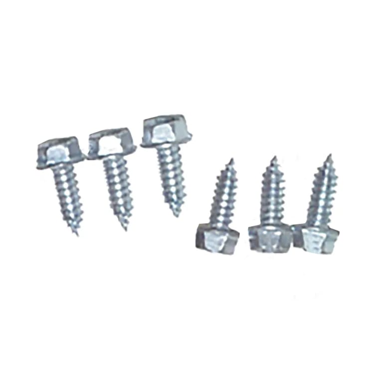 C2 New 6 Piece Battery Access Cover Bolts (With Air Conditioning) 1963-1967